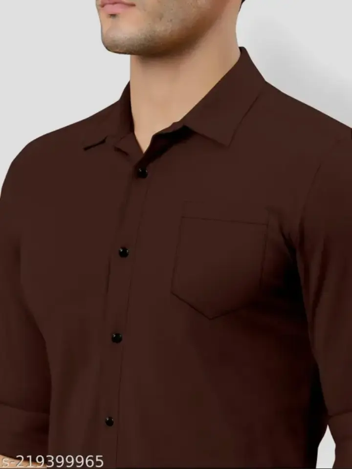 Brown full sleeve shirt for men buzz shirt elevate your style