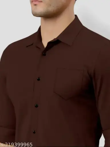 Brown full sleeve shirt for men buzz shirt elevate your style